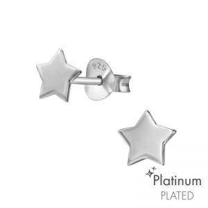 STER ZILVER - 925 SILVER EAR STUDS 