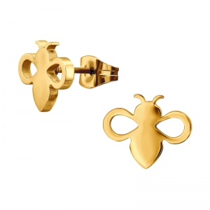 BIJTJES - STAINLESS STEEL EAR STUDS 