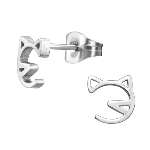 KATJES - STAINLESS STEEL GOUDKLEURIG EAR STUDS GOUD