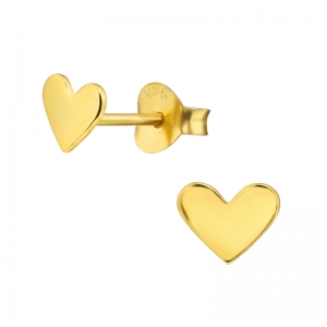 HARTJES - 925 SILVER EARSTUDS - GOUD VERGULD + E-COAT GOUD