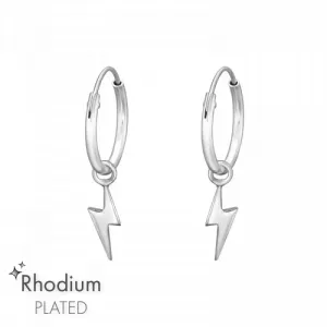 BLIKSEM - 925 SILVER RING - RHODIUM PLATED 