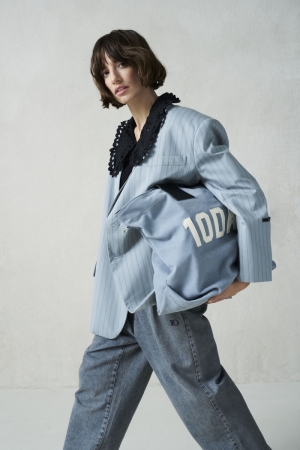 FLARED JOGGER JOG DENIM BLUE DENIM