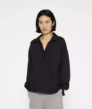 POLO SWEATER BLACK