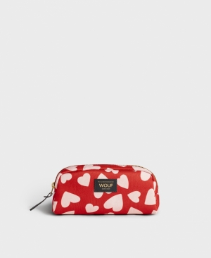 AMORE - MAKEUP BAG ROOD