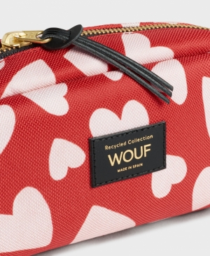 AMORE - MAKEUP BAG ROOD