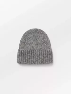 LENNY BEANIE  LIGHT GREY MELA