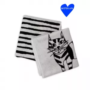 HANDDOEKEN - SET VAN 2 - CAT 