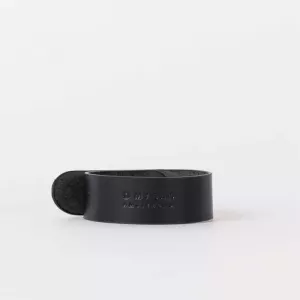 CABLE ORGANIZER - BLACK CLASSIC LEATHER BLACK