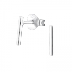 STAAFJE ZILVER - 925 SILVER EAR STUDS SILVER