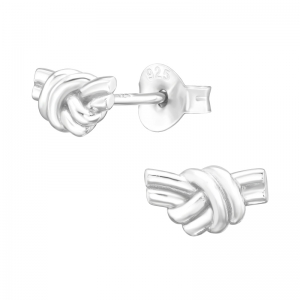 KNOOPJE - 925 SILVER EAR STUDS SILVER