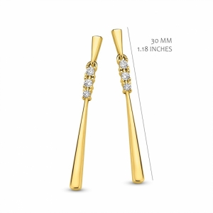 GOLD PLATED SET WITH CZ GOLD