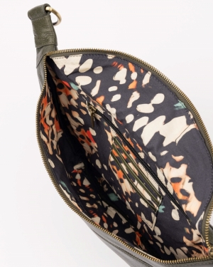 DREW BUM BAG - LANIUS - DARK OLIVE SOFT GRAIN LEATHER OLIVE
