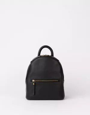 IVY MINI BACKPACK - BLACK SOFT GRAIN LEATHER BLACK