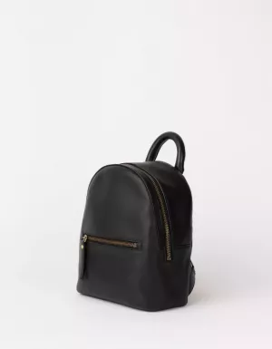 IVY MINI BACKPACK - BLACK SOFT GRAIN LEATHER BLACK