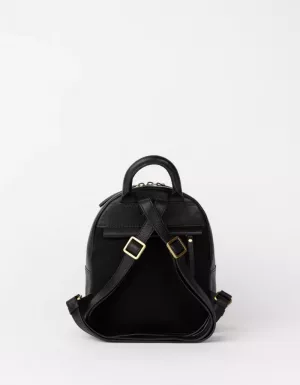 IVY MINI BACKPACK - BLACK SOFT GRAIN LEATHER BLACK