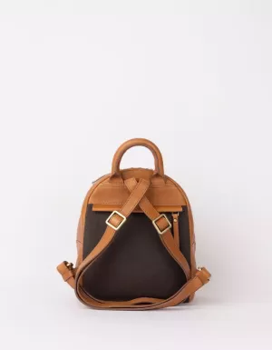 IVY MINI BACKPACK - WILD OAK SOFT GRAIN LEATHER BRUIN