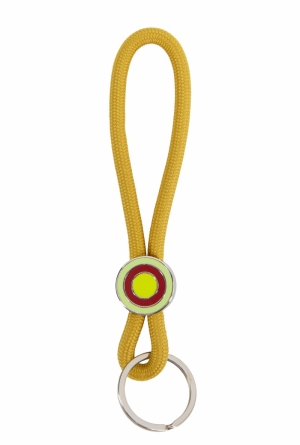 SLEUTELHANGER - KEYCHAIN RINGO YELLOW YELLOW