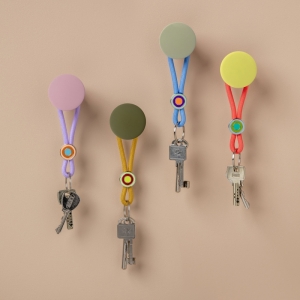 SLEUTELHANGER - KEYCHAIN RINGO YELLOW YELLOW