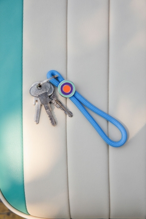 SLEUTELHANGER - KEYCHAIN RINGO BLUE BLUE