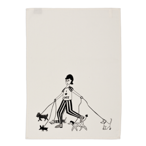 THEEDOEKEN TERRY - SET VAN 2 STUKS - I LOVE CATS 