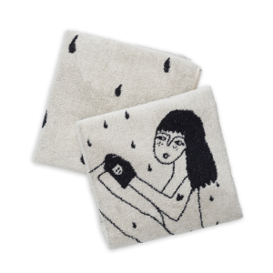 HANDDOEKEN - SET VAN 2 - YOGA IN THE SHOWER 