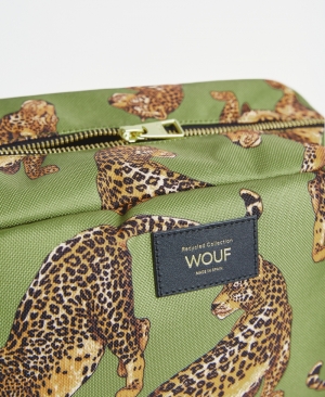 OLIVE LEOPARD - LARGE TOILETRY BAG OLIVE LEOPARD