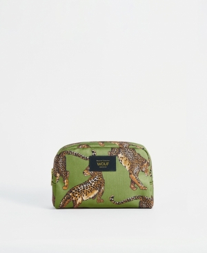 OLIVE LEOPARD - TOILETRY BAG OLIVE LEOPARD