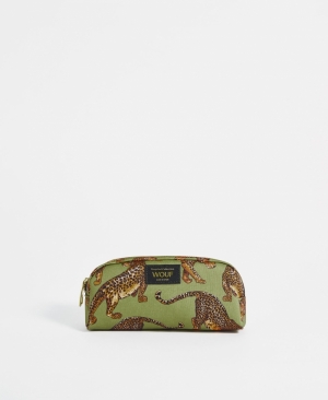 OLIVE LEOPARD - MAKEUP BAG OLIVE LEOPARD