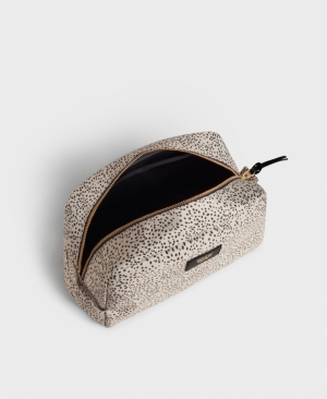 VIVIANNE - LARGE TOILETRY BAG BEIGE