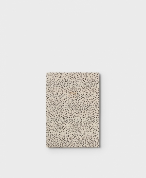 VIVIANNE - A5 PAPER NOTEBOOK BEIGE