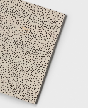 VIVIANNE - A5 PAPER NOTEBOOK BEIGE