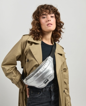 SILVER GLOSSY - WAIST BAG SILVER