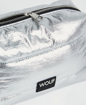 SILVER GLOSSY - TOILETRY BAG SILVER