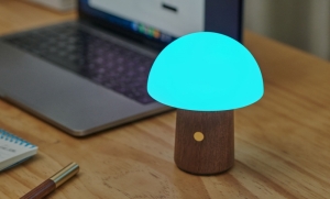 ALICE MUSHROOM LAMP - MINI WALNUT 