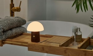 ALICE MUSHROOM LAMP - MINI WALNUT 