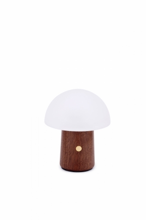 ALICE MUSHROOM LAMP - MINI WALNUT 