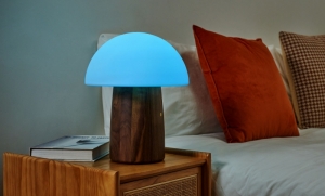ALICE MUSHROOM LAMP - LARGE WALNUT 