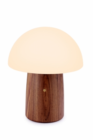 ALICE MUSHROOM LAMP - LARGE WALNUT 