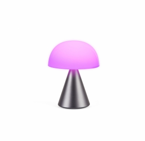 MINA L - OPLAADBAAR LEDLAMP LARGE GUN METAL