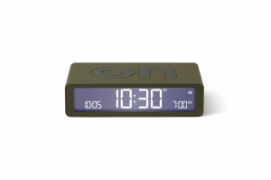 FLIP DIGITAL ALARM CLOCK KAKI