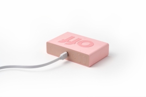 FLIP DIGITAL ALARM CLOCK PINK