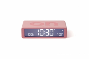 FLIP DIGITAL ALARM CLOCK PINK