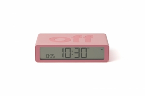 FLIP DIGITAL ALARM CLOCK PINK