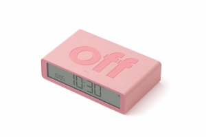 FLIP DIGITAL ALARM CLOCK PINK