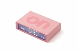 FLIP DIGITAL ALARM CLOCK PINK