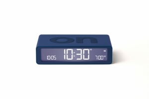 FLIP DIGITAL ALARM CLOCK DARK BLUE