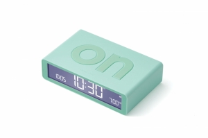 FLIP DIGITAL ALARM CLOCK MINT GREEN