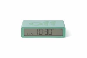 FLIP DIGITAL ALARM CLOCK MINT GREEN