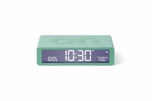 FLIP DIGITAL ALARM CLOCK MINT GREEN