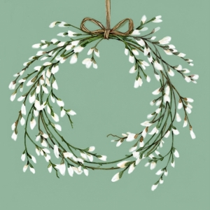 SPRINGTIME WREATH 33X33 